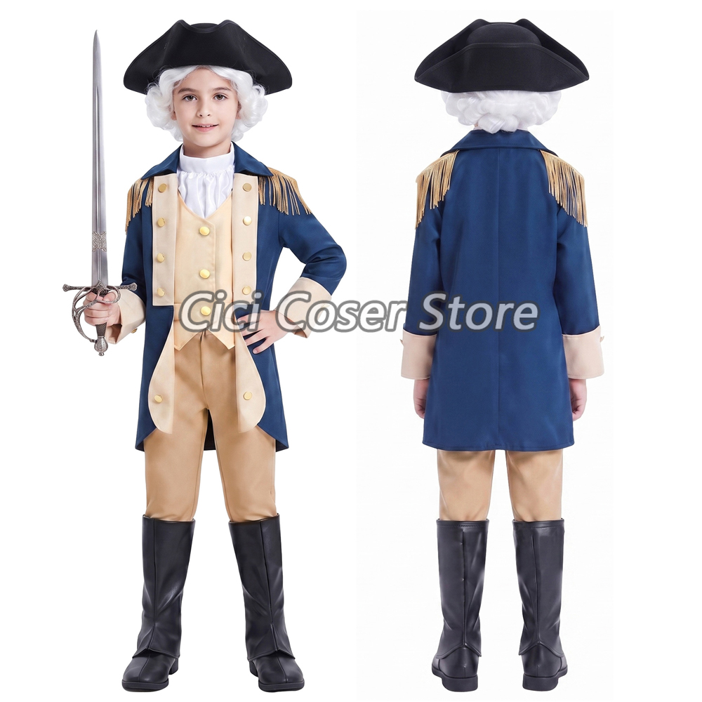 Kids & Toys Expo Saudi Arabia - Kids Colonial George Washington Costume Historical