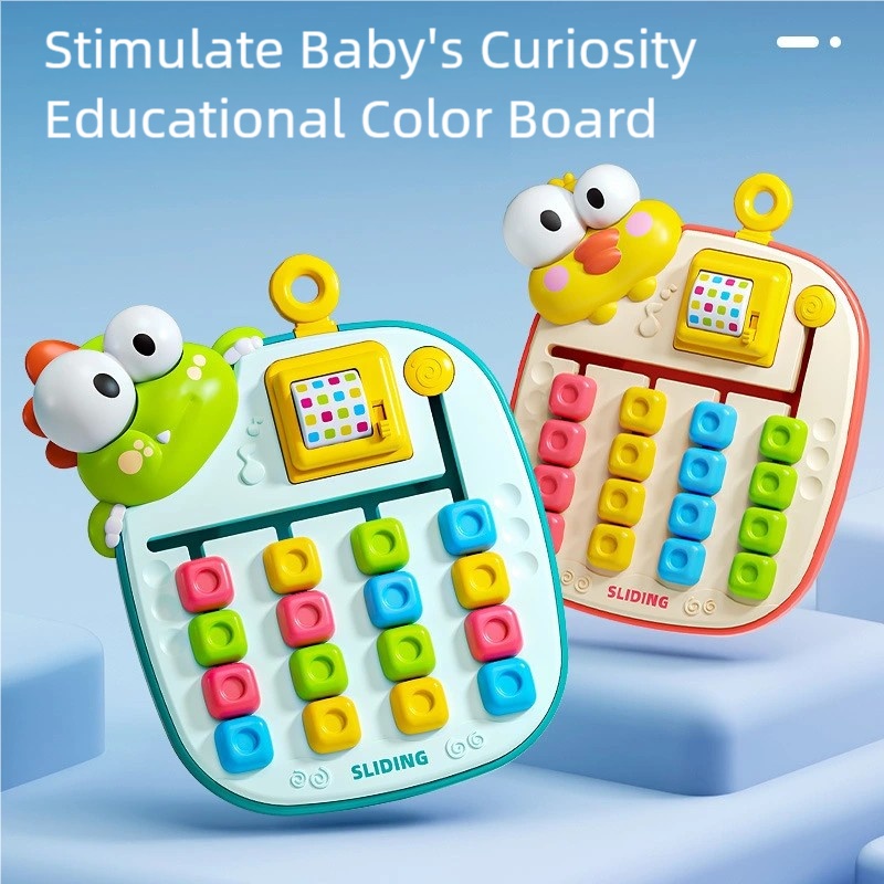 Kids Toys Little People - Hot-Selling Color Matching Slider Puzzle Board