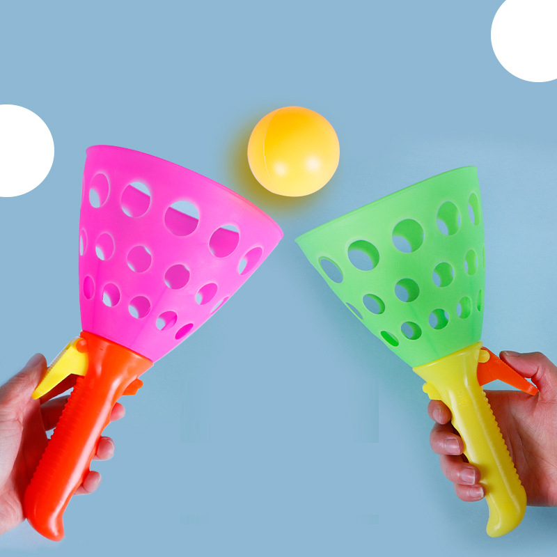Catapult Launcher Toy - Double Catcher Throwing Toy Catapult Throwing
