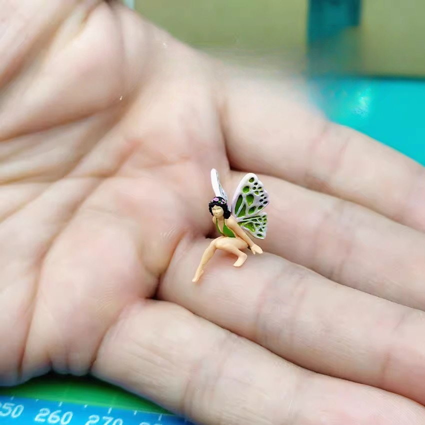 Kids Toys Little People - 1/64 Garden Elf 2 Cm Moss