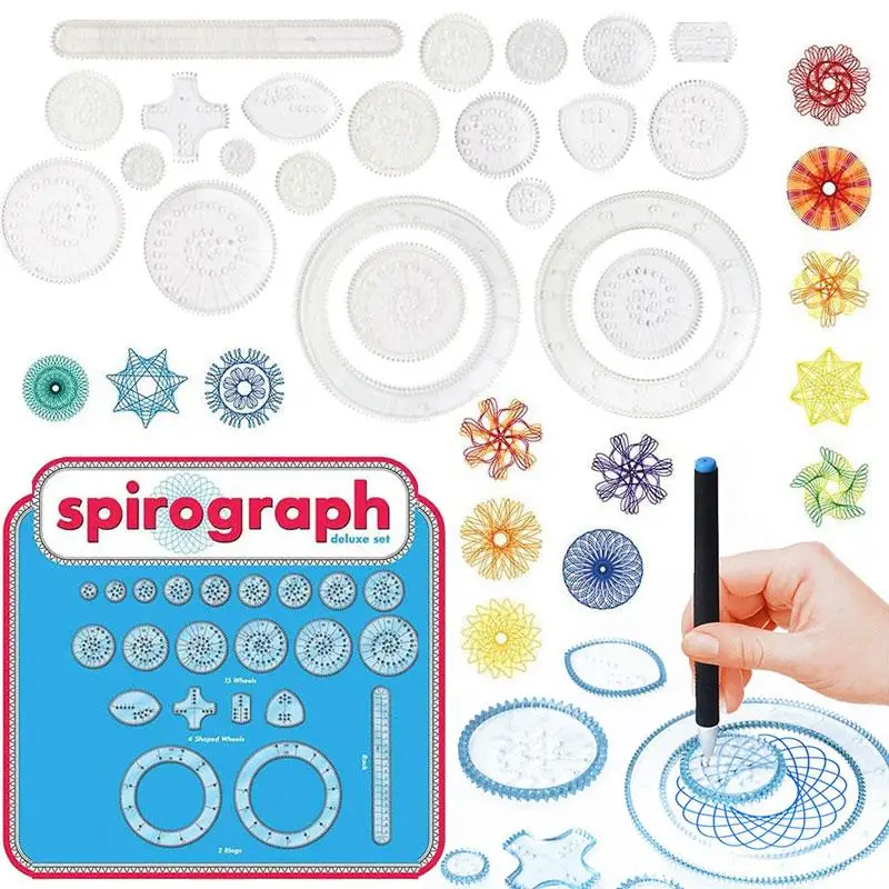22pcs Spirograph Spiral Art Dr - Kids & Toys Expo Saudi Arabia recension och pris