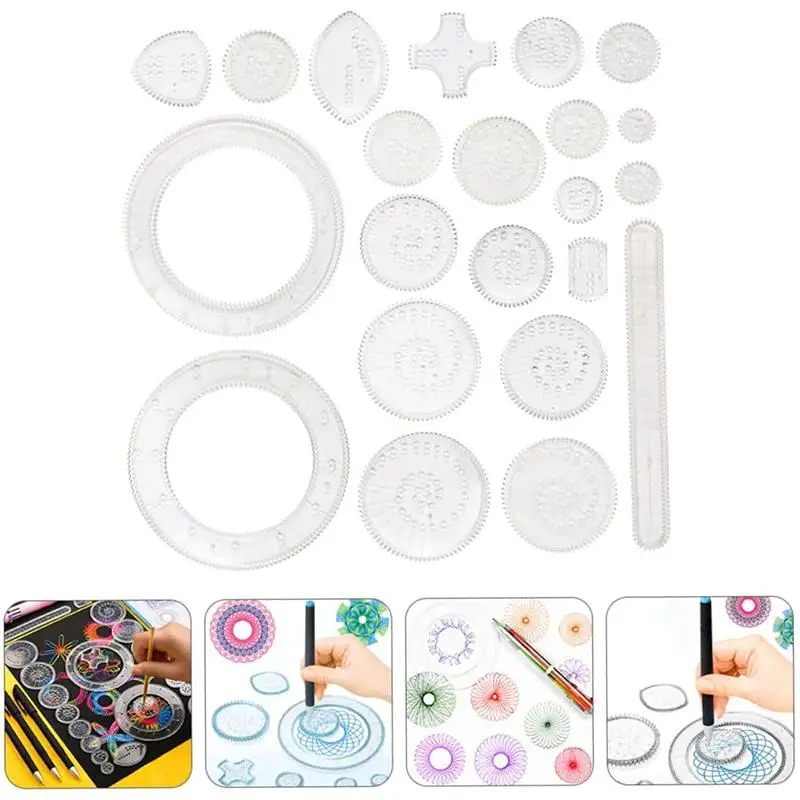 22pcs Spirograph Spiral Art Dr - Kids & Toys Expo Saudi Arabia recension och pris