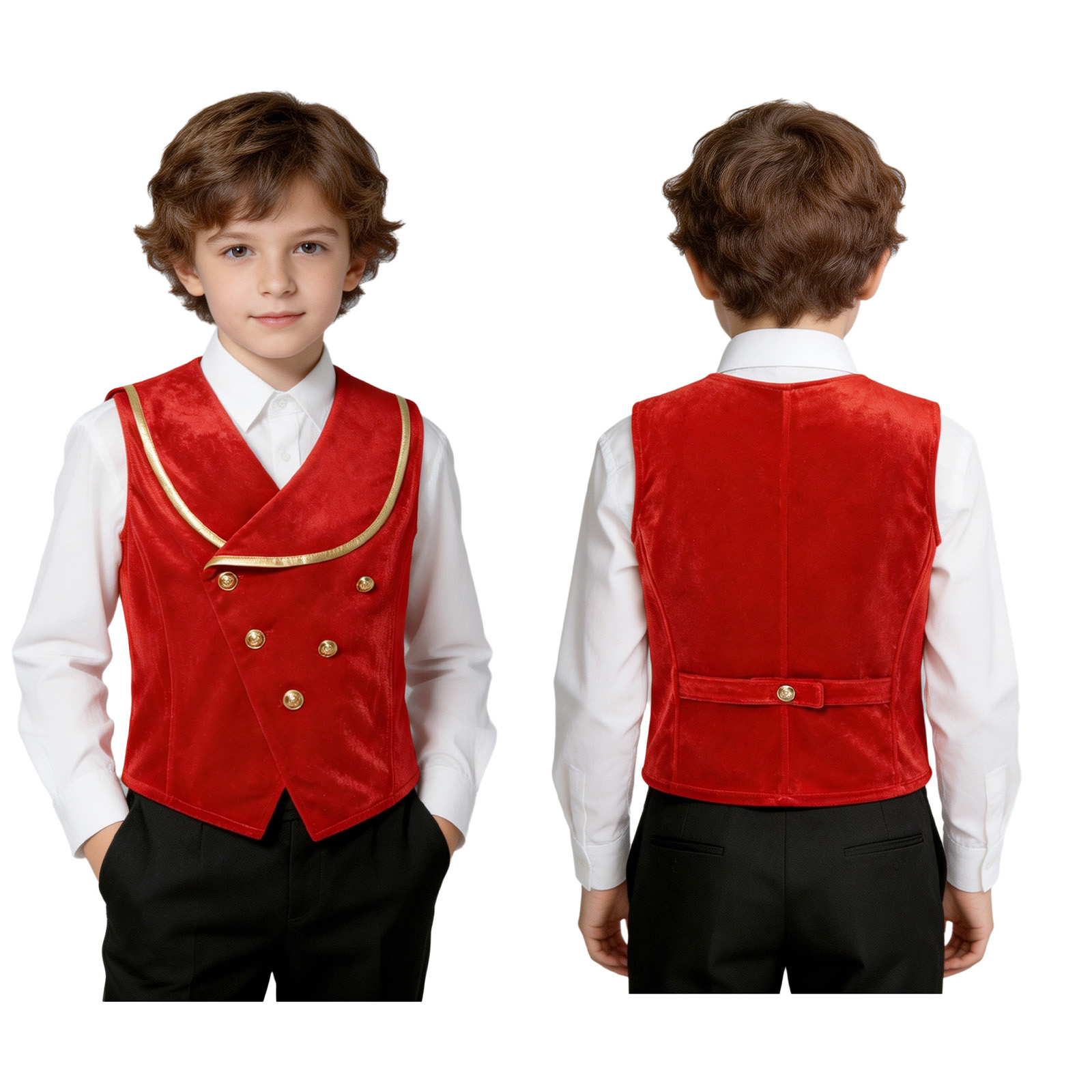 Kids Boys Medieval Velvet Vest - Kids & Toys Expo Saudi Arabia recension och pris
