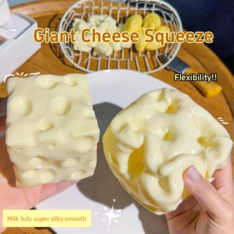 Taba Squishy Cheese Cube Stres - Kids & Toys Expo Saudi Arabia recension och pris