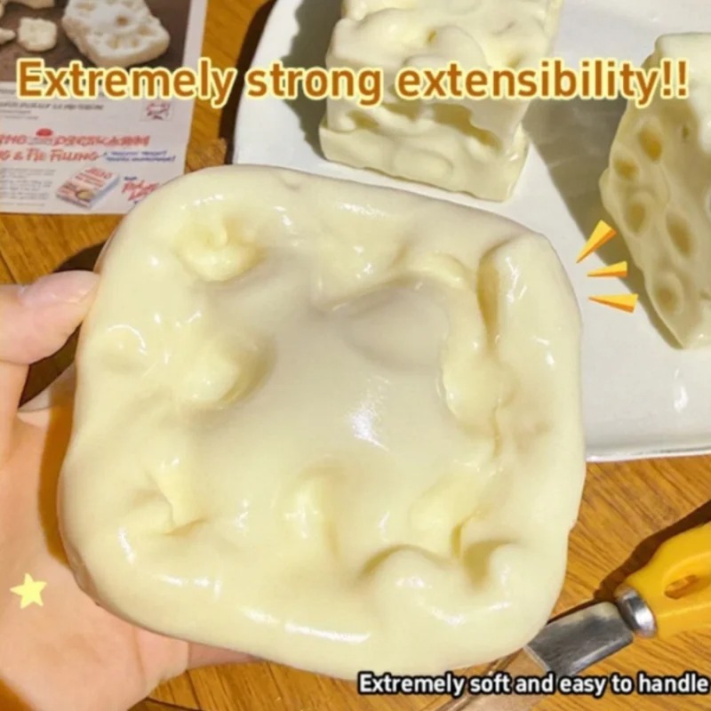 Taba Squishy Cheese Cube Stres - Kids & Toys Expo Saudi Arabia recension och pris