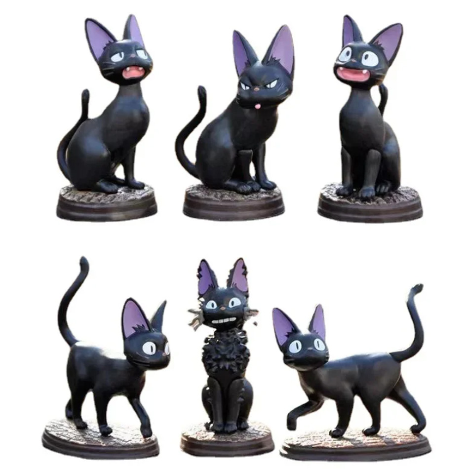 6pcs/set Cartoon Black Cat Jij - Kids Toys Jiji recension och pris