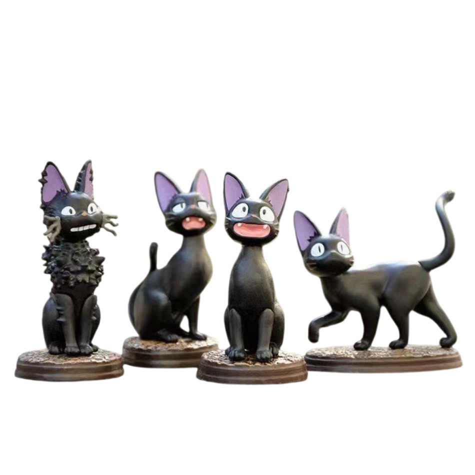 6pcs/set Cartoon Black Cat Jij - Kids Toys Jiji recension och pris