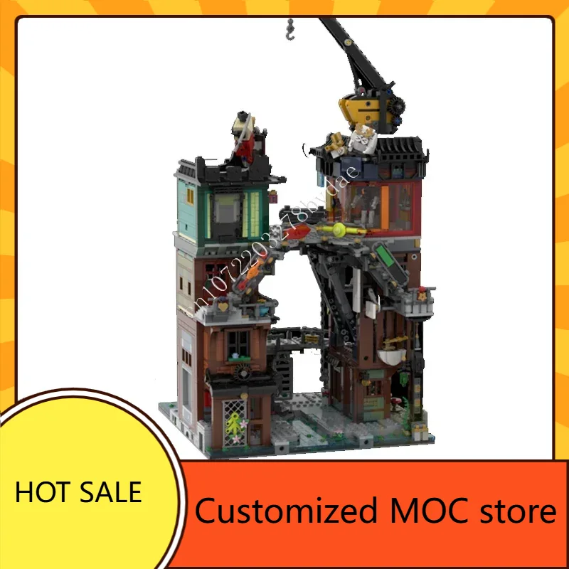 3014PCS  (Re)Work(ed)shop  MOC - Kids Toys Shop recension och pris
