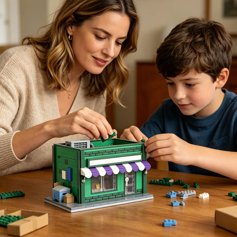 Building Blocks MOC Modular Mi - Kids Toys Shop recension och pris