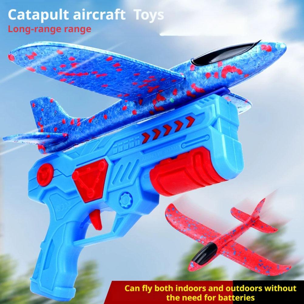 Glowing Foam Aircraft 10M Laun - Catapult Launcher Toy recension och pris
