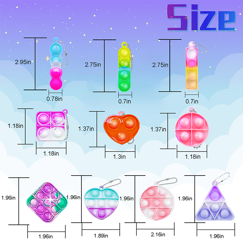 Mini Pop Keychain Fidget Toys  - Kids & Toys Expo Saudi Arabia recension och pris