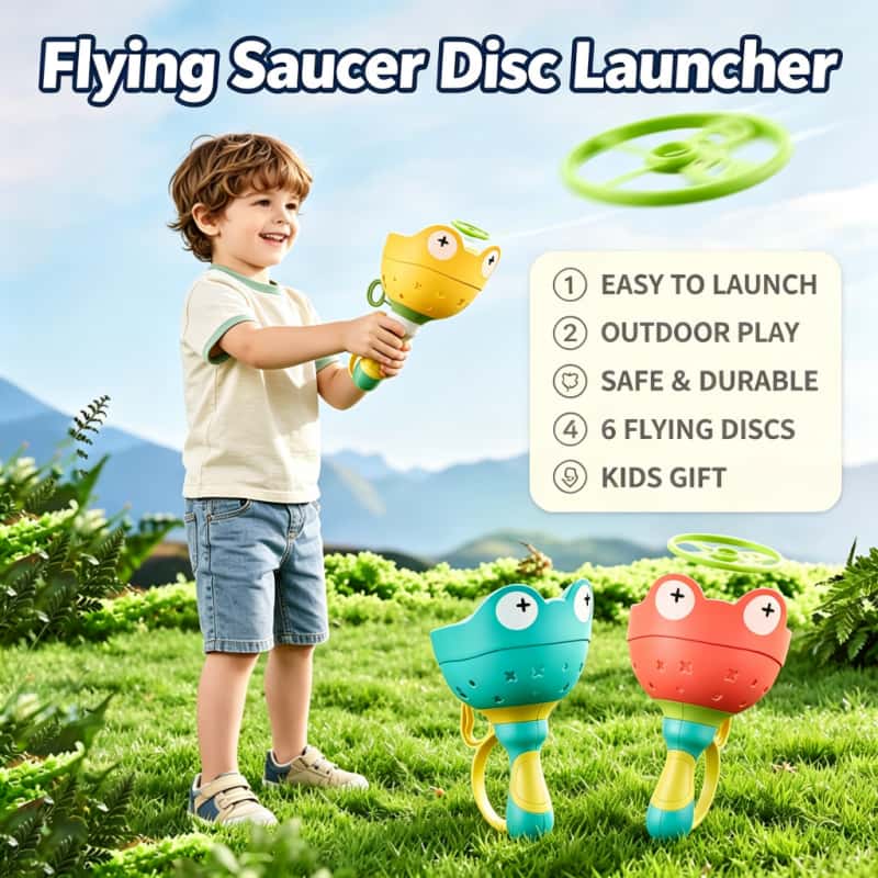 Flying Saucer Disc Launcher Ki - Kids & Toys Expo Saudi Arabia recension och pris