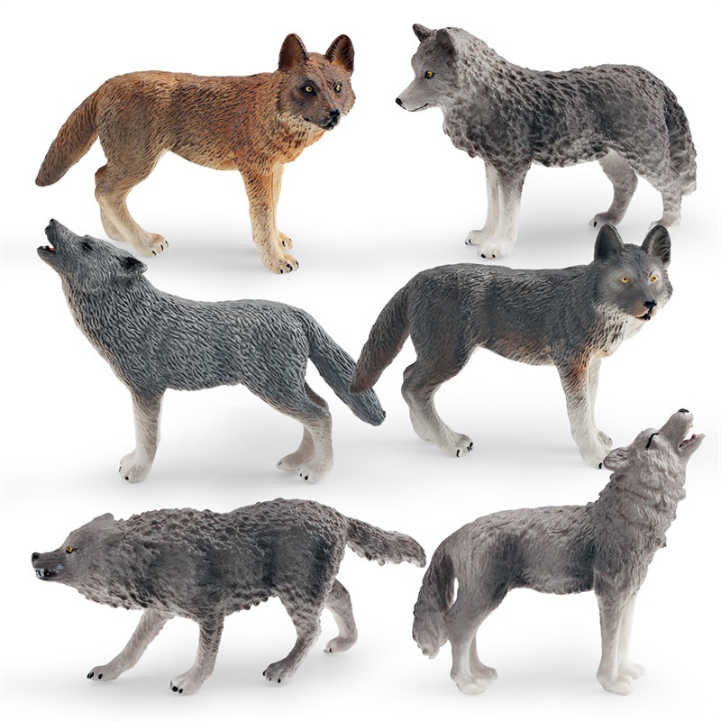 Animal World Roaring Wolf Litt - Kids Toys Little People recension och pris