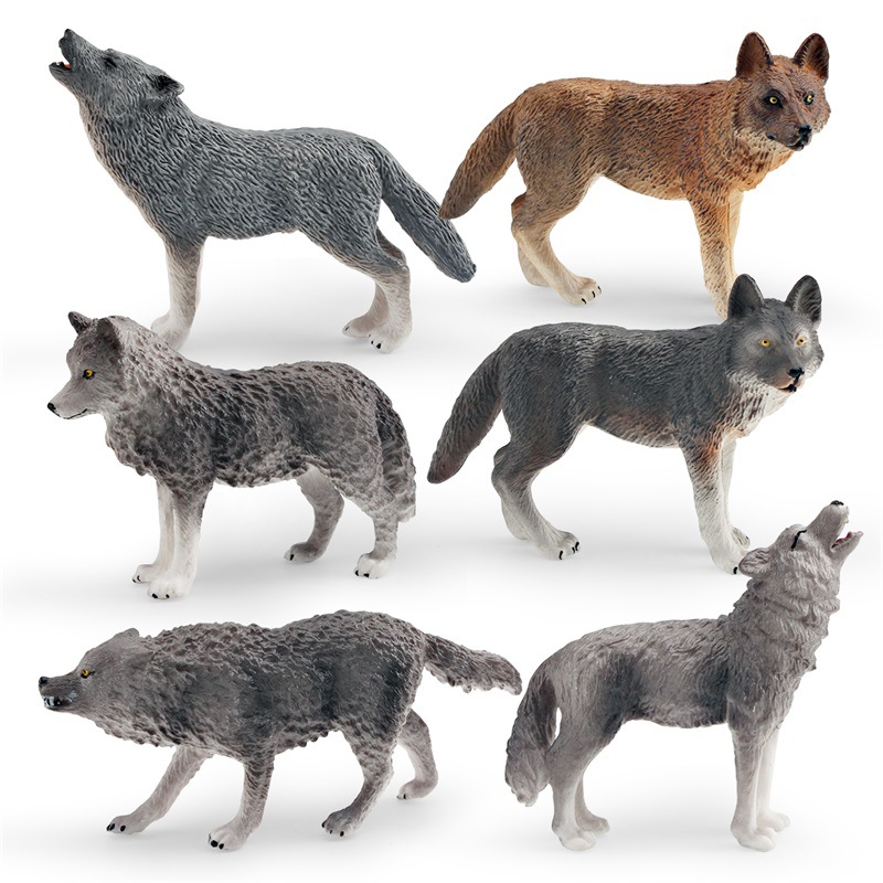 Animal World Roaring Wolf Litt - Kids Toys Little People recension och pris