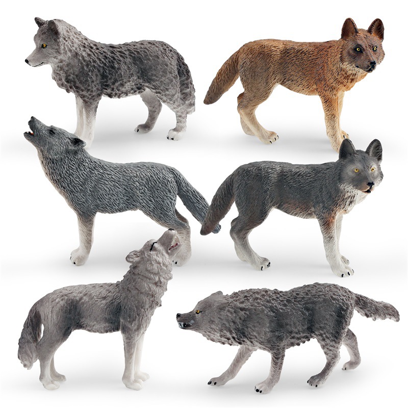 Animal World Roaring Wolf Litt - Kids Toys Little People recension och pris