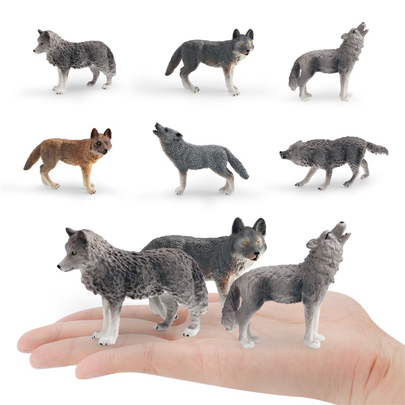 Animal World Roaring Wolf Litt - Kids Toys Little People recension och pris