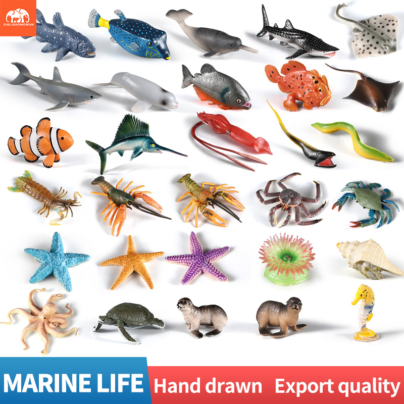 Sea Life Animal Action Figures - Kids Toys Packaging recension och pris