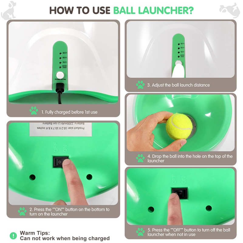 Dog Tennis Ball Launcher Dogs  - Catapult Launcher Toy recension och pris
